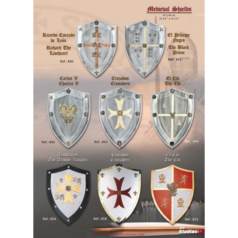 ESCUDO MEDIEVAL ART GLADIUS -2