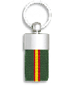 LLAVERO VERDE CON BANDERA ESPAÑA