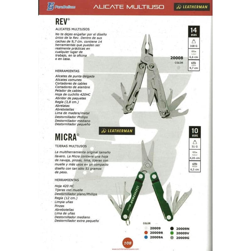 Leatherman Micra Rojo