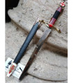 ESPADA TEMPLARIA ROJA CRUZADOS 589